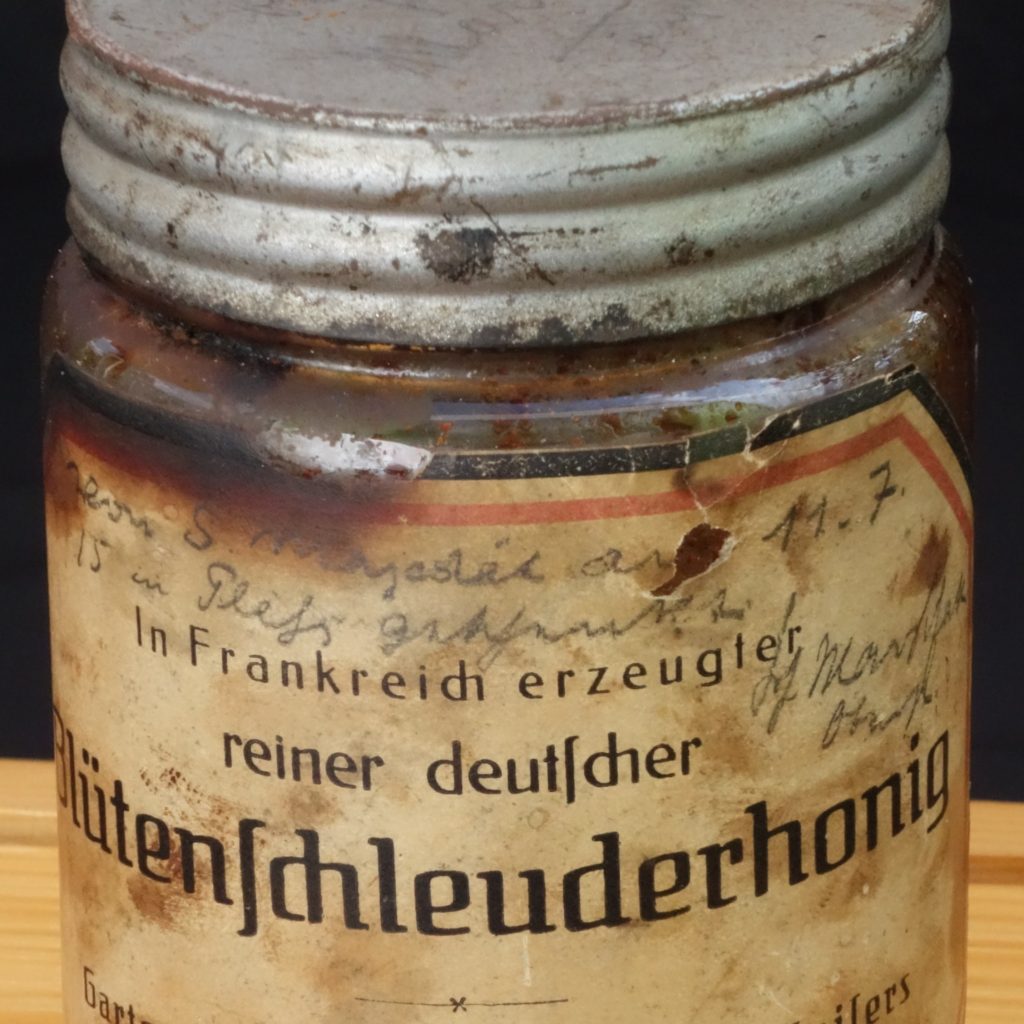 Historisches Honigglas 1915 - Foto © Thomas Petschinka
